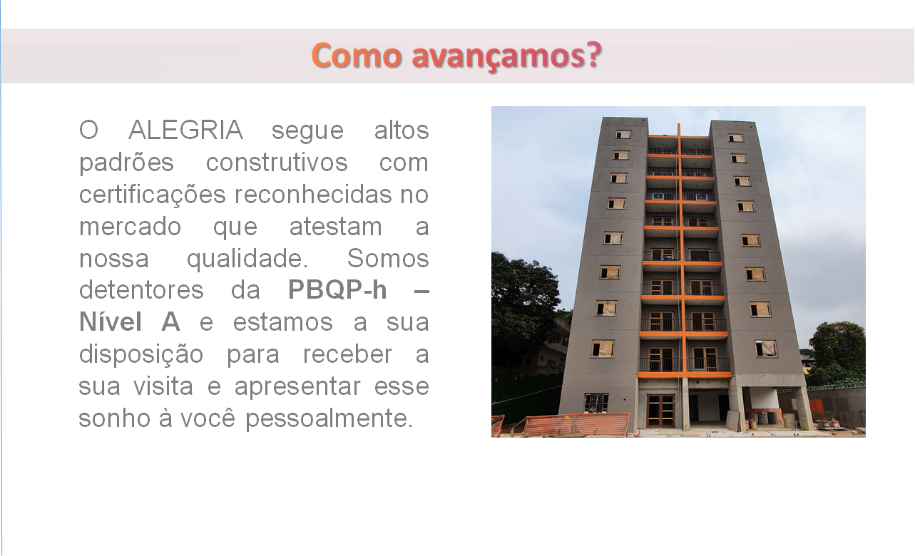 Obra em construção do Alegria Casa Verde